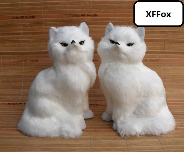 a pair of real life fox models plastic&furs simulation white fox dolls gift about 15x10x20cm xf1754
a pair of real life fox models plastic&furs simulation white fox dolls gift about 15x10x20cm xf1754