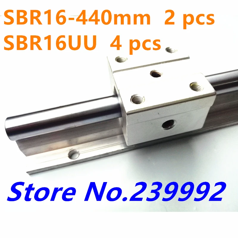 Линейная направляющая SBR16 440 мм, 2 шт. и 4 блока линейных подшипников SBR16UU, длина sbr16 440 мм для деталей ЧПУ
Линейная направляющая SBR16 440 мм, 2 шт. и 4 блока линейных подшипников SBR16UU, длина sbr16 440 мм для деталей ЧПУ