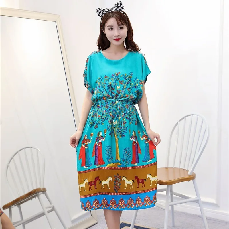 Fashion Women Dress Summer Big Yards 4XL Folk-Custom Loose Floral Printed Woven Cotton Dresses Elegant Vintage Dress
Fashion Women Dress Summer Big Yards 4XL Folk-Custom Loose Floral Printed Woven Cotton Dresses Elegant Vintage Dress