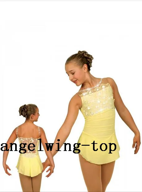 yellow figure skating dress for girls crystals ice skating dresses custom women ice figure dress no sleeves free shipping
yellow figure skating dress for girls crystals ice skating dresses custom women ice figure dress no sleeves free shipping
