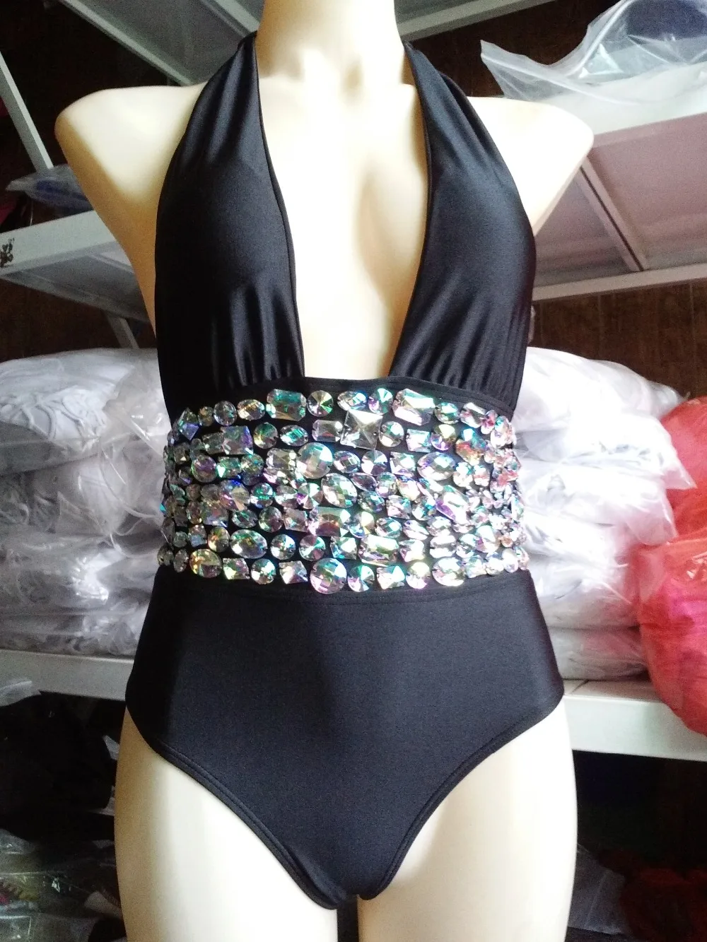 2016 Venus Vacation black mature women high quality nylon spandex rhinestone swimsuit
2016 Venus Vacation black mature women high quality nylon spandex rhinestone swimsuit