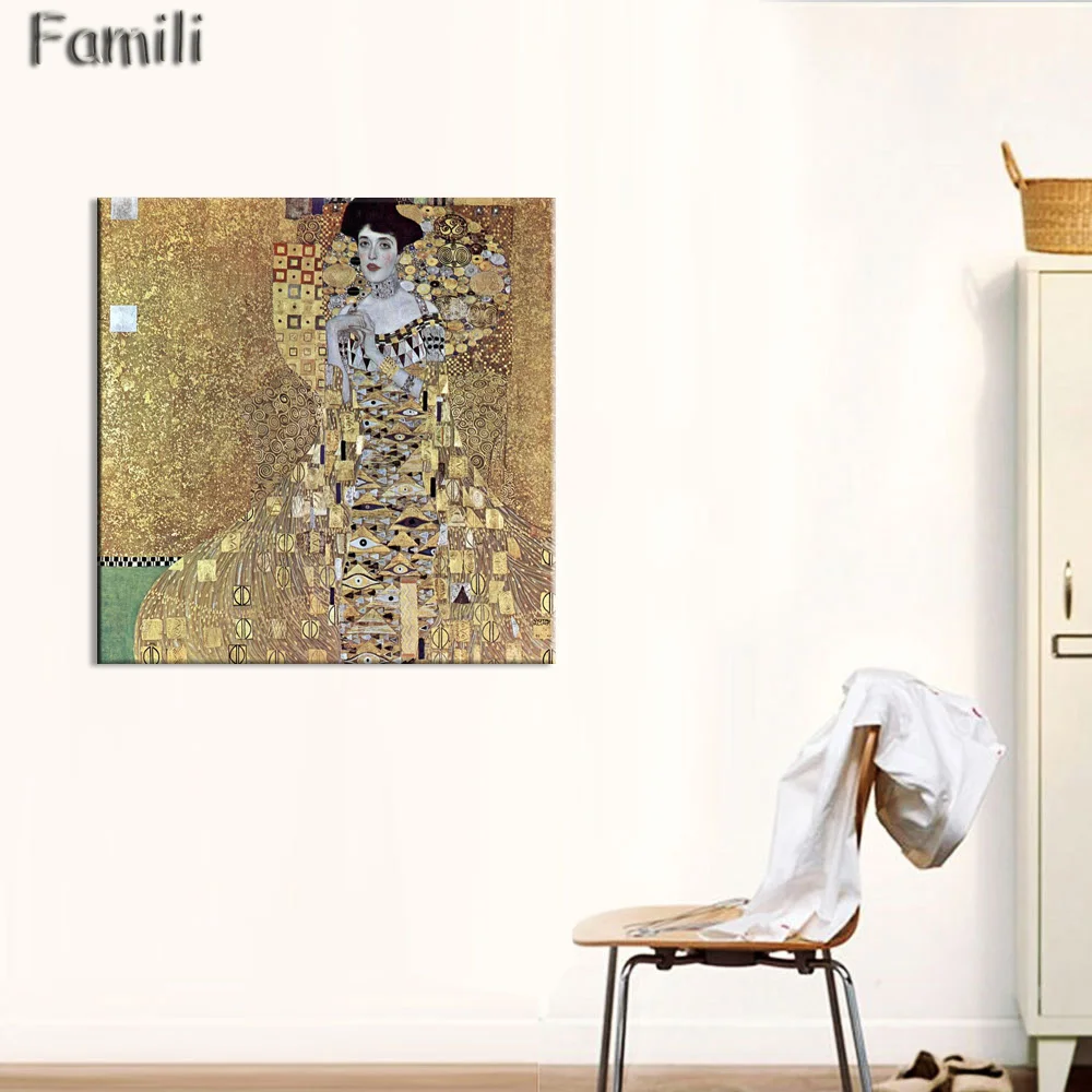 Unframed Gustav Klimt Woman Impressionist Oil painting Home Decor Canvas Painting Printed for Living room Modern Wall Pictures
Unframed Gustav Klimt Woman Impressionist Oil painting Home Decor Canvas Painting Printed for Living room Modern Wall Pictures