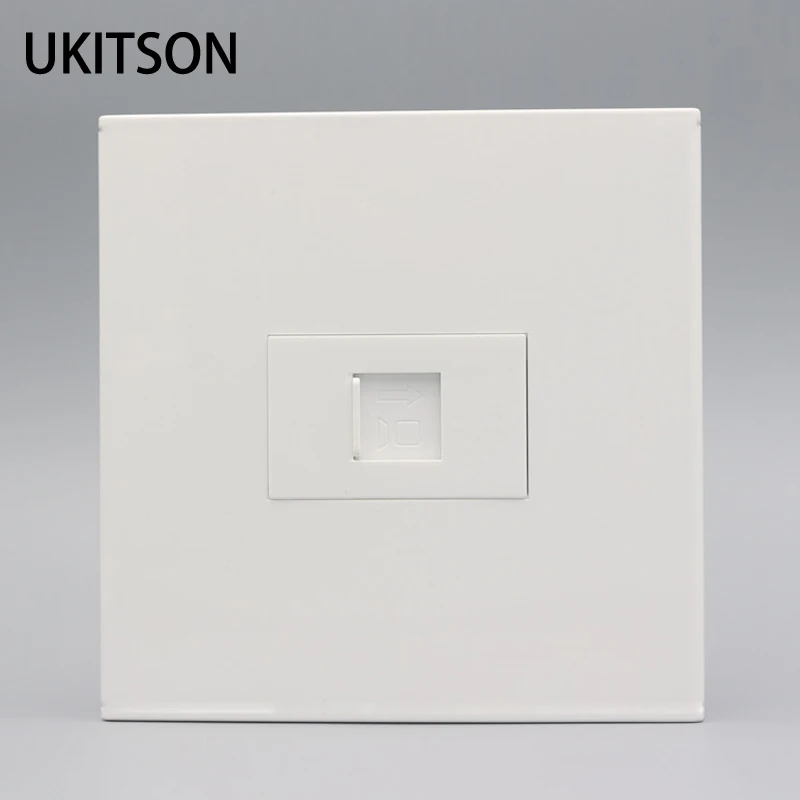 One Port CAT5E 6 Shield CAT6A RJ45 Wall Panel Outlet Lan Keystone Socket For Internet Cover Faceplate In White
One Port CAT5E 6 Shield CAT6A RJ45 Wall Panel Outlet Lan Keystone Socket For Internet Cover Faceplate In White