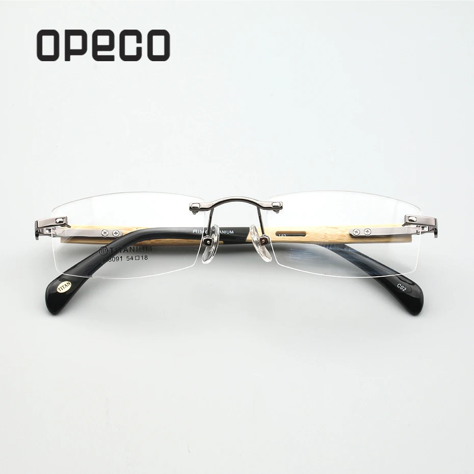 Opeco pure titanium frame bamboo temple eyeglasses including prescription lenses eyewear RX recipe male frame spectacles A8091
Opeco pure titanium frame bamboo temple eyeglasses including prescription lenses eyewear RX recipe male frame spectacles A8091
