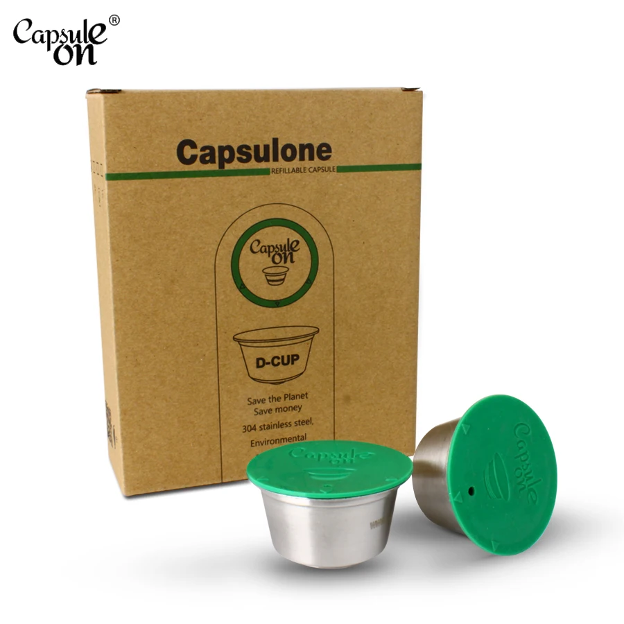 Capsulone/STAINLESS STEEL Metal capsule Compatible for dolce gusto Machine Refillable Reusable capsule /gift coffee cafe
Capsulone/STAINLESS STEEL Metal capsule Compatible for dolce gusto Machine Refillable Reusable capsule /gift coffee cafe