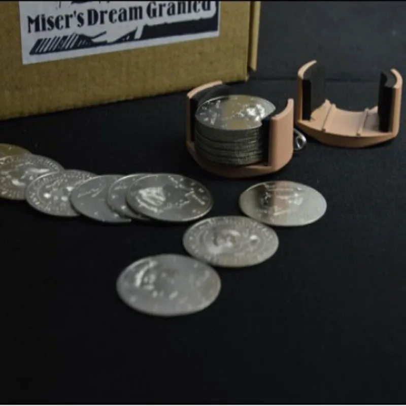 Miser's Dream Granted (DVD+Gimmick) Magic Tricks Close Up Appearing Coin Magia Gimmick Props Accessories Mentalism Magicians
Miser's Dream Granted (DVD+Gimmick) Magic Tricks Close Up Appearing Coin Magia Gimmick Props Accessories Mentalism Magicians