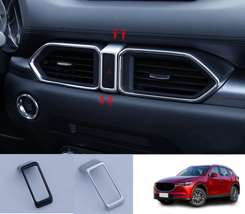 For Mazda CX5 CX-5 2017 2018 Hazard Warning Lights button decorative Panel frame 1pcs
For Mazda CX5 CX-5 2017 2018 Hazard Warning Lights button decorative Panel frame 1pcs