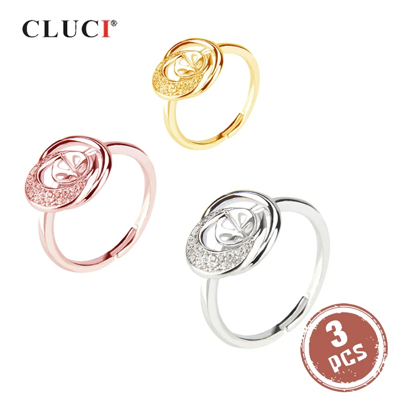 CLUCI 3pcs Silver 925 Oval Shaped Zircon Ring for Women 925 Sterling Silver Adjustable Ring for Women Fine Jewelry SR2046SB
CLUCI 3pcs Silver 925 Oval Shaped Zircon Ring for Women 925 Sterling Silver Adjustable Ring for Women Fine Jewelry SR2046SB