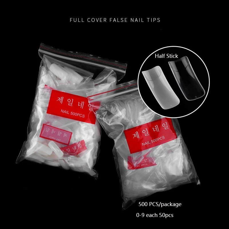 500Pcs Clear Natural French False Acrylic Nail All posted Ultra Flexible - Size #0- #9 - Pack of 500 tips Fake Nail DIY
500Pcs Clear Natural French False Acrylic Nail All posted Ultra Flexible - Size #0- #9 - Pack of 500 tips Fake Nail DIY