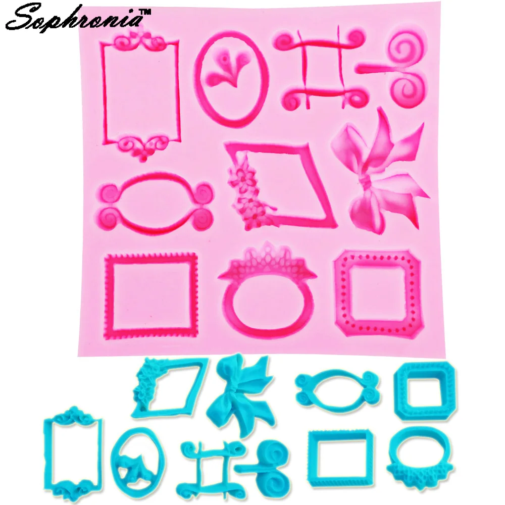 F1159 Mini Mirror Frame Ring 1pcs Silicone Mold for UV Resin Gumpaste Surgarcraft Icing Handmade Tool Epoxy Fondant Moulds
F1159 Mini Mirror Frame Ring 1pcs Silicone Mold for UV Resin Gumpaste Surgarcraft Icing Handmade Tool Epoxy Fondant Moulds