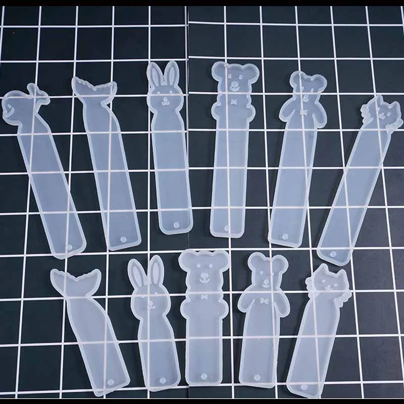 1PC Rabbit Cat Bear Dolphin Bookmarks Pendant DIY Silicone Mold Dried Flower Jewelry Accessories Tools Equipments Resin Molds
1PC Rabbit Cat Bear Dolphin Bookmarks Pendant DIY Silicone Mold Dried Flower Jewelry Accessories Tools Equipments Resin Molds