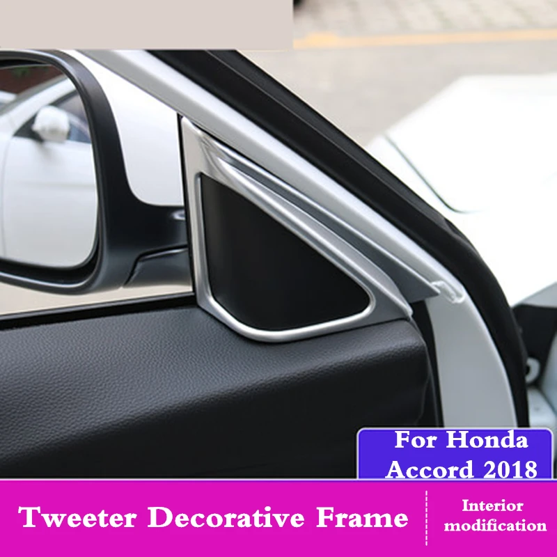 Car carbon fiber Audio Tweeter decorative frame Front triangular decorative frame cover For Honda Accord 10th2018 2019 2020 2021
Car carbon fiber Audio Tweeter decorative frame Front triangular decorative frame cover For Honda Accord 10th2018 2019 2020 2021