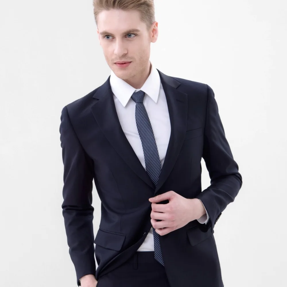 60% Wool High Quality Slim Fit Spring Autumn Warm 2 Buttons Single Breasted Formal Black Deep Blue Full Men Suit Jacket
60% Wool High Quality Slim Fit Spring Autumn Warm 2 Buttons Single Breasted Formal Black Deep Blue Full Men Suit Jacket