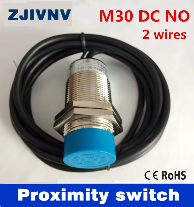 High quality 10 pcs cylinder type M30 NO/ normally open DC 2 wires proximity inductive sensor proximity switch distance:15mm
High quality 10 pcs cylinder type M30 NO/ normally open DC 2 wires proximity inductive sensor proximity switch distance:15mm