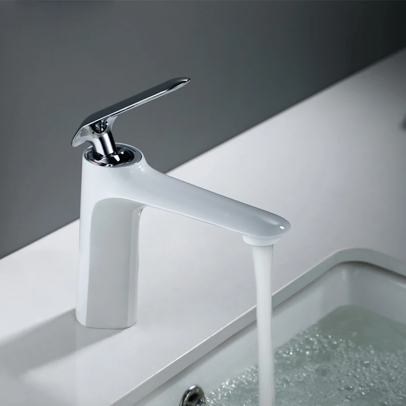 Bathroom Faucet Basin Faucet White/Black and Gold Brass Faucet Vanity Vessel Sink Mixer Cold and Hot Water Taps Deck Mount
Bathroom Faucet Basin Faucet White/Black and Gold Brass Faucet Vanity Vessel Sink Mixer Cold and Hot Water Taps Deck Mount