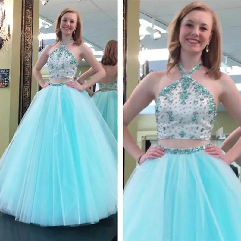 Sexy Halter 2 Piece Prom Dress Beaded Green Party Formal Evening Dress Custom Make Size 2 4 6 8 10 12 14 16
Sexy Halter 2 Piece Prom Dress Beaded Green Party Formal Evening Dress Custom Make Size 2 4 6 8 10 12 14 16