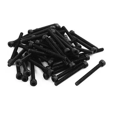 50 Pcs 4mm x 40mm Alloy Steel Hex Bolt Socket Head Cap Machine Screw Black 
50 Pcs 4mm x 40mm Alloy Steel Hex Bolt Socket Head Cap Machine Screw Black