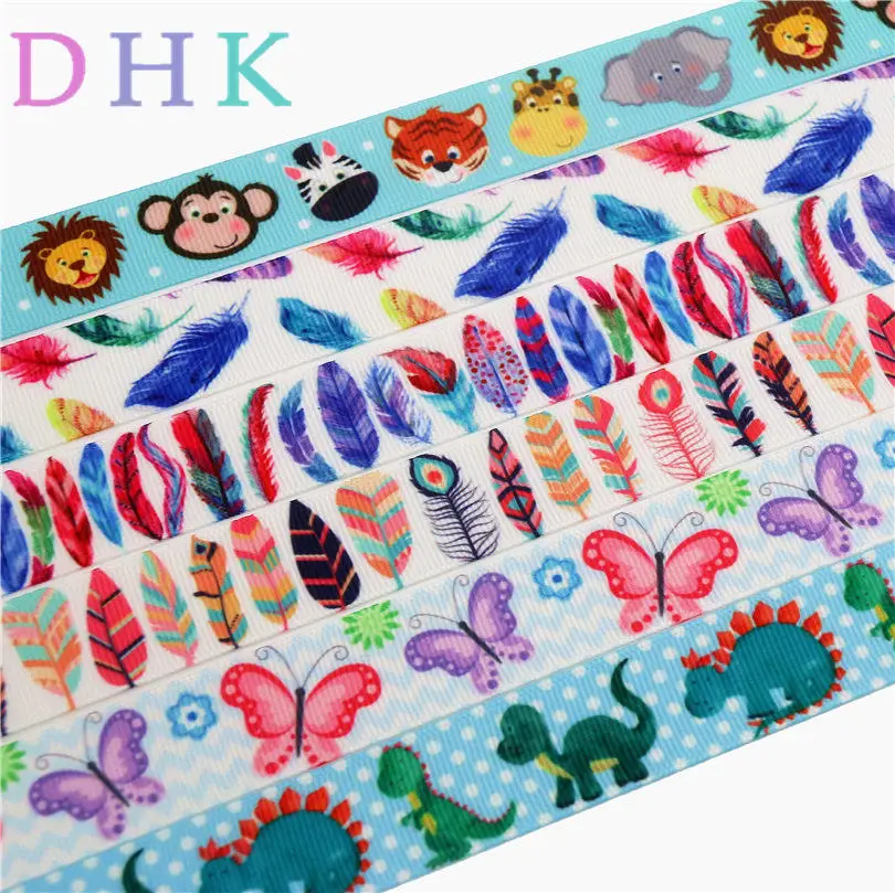 DHK 7/8 ''5 ярдов корсажная лента с принтом в виде животного, пера, динозавра, аксессуар, головной убор, украшение «сделай сам» 22 мм C1224
DHK 7/8 ''5 ярдов корсажная лента с принтом в виде животного, пера, динозавра, аксессуар, головной убор, украшение «сделай сам» 22 мм C1224