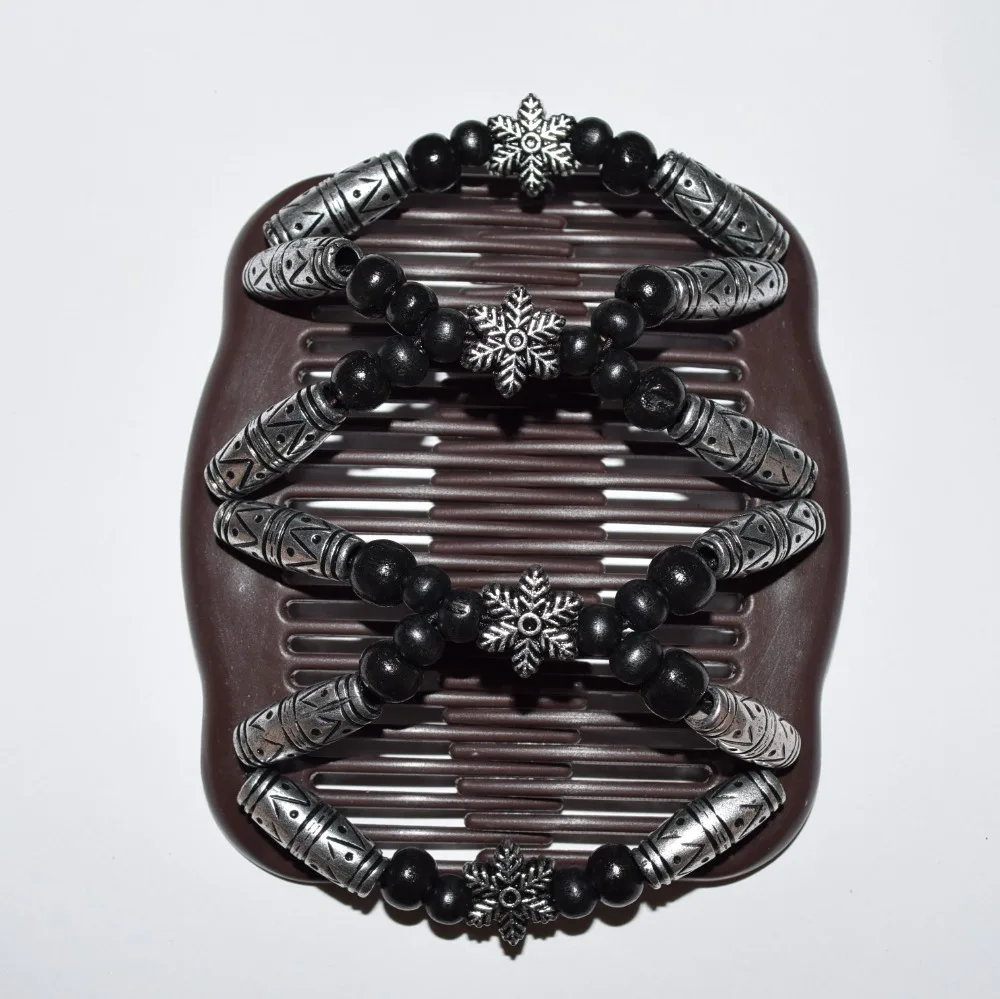 Snowflakes shape and black classical beads comb 50 pcs/lot royal pattern work lady hair accessory Easy to Use
Snowflakes shape and black classical beads comb 50 pcs/lot royal pattern work lady hair accessory Easy to Use