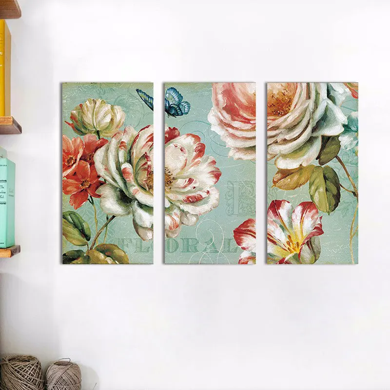 3pcs/set Red white flowers decoration butterfly Rose letters Canvas Painting flower wall Art living room printed decor unframed
3pcs/set Red white flowers decoration butterfly Rose letters Canvas Painting flower wall Art living room printed decor unframed