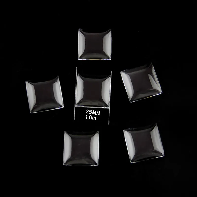 100 Pieces Crystal Square Patch 25mm Transparent Clear Square Glass Cabochon Cameo Flat Back Cabochon For DIY Jewelry Making
100 Pieces Crystal Square Patch 25mm Transparent Clear Square Glass Cabochon Cameo Flat Back Cabochon For DIY Jewelry Making