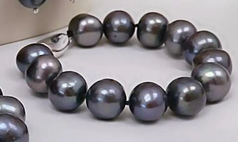 Wedding Woman Jewelry 11-13mm Black Colors Pearl Bracelet Real Natural Freshwater Pearl Bracelet
Wedding Woman Jewelry 11-13mm Black Colors Pearl Bracelet Real Natural Freshwater Pearl Bracelet