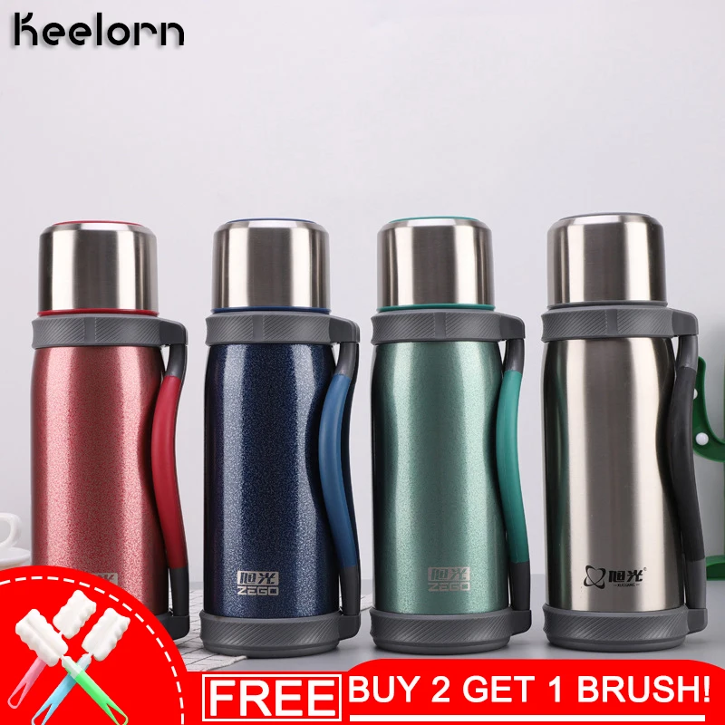 Keelorn 1200ml Stainless Steel Vacuum Flasks Thermoses Cup Outdoor Travel Large Capacity New Thermal Insulation Vacuum Flask Cup
Keelorn 1200ml Stainless Steel Vacuum Flasks Thermoses Cup Outdoor Travel Large Capacity New Thermal Insulation Vacuum Flask Cup