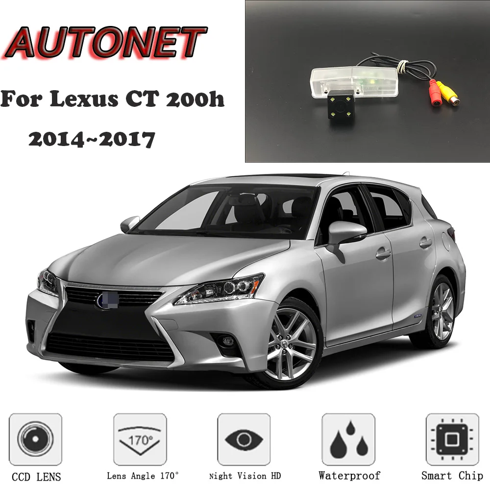 AUTONET HD Night Vision Backup Rear View camera or Bracket For Lexus CT 200h 2014 2015 2016 2017 CCD/ Licence plate camera
AUTONET HD Night Vision Backup Rear View camera or Bracket For Lexus CT 200h 2014 2015 2016 2017 CCD/ Licence plate camera