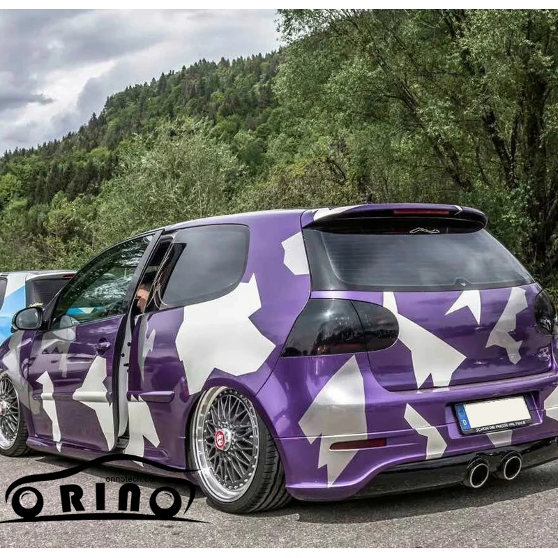 Purple White Camouflage Vinyl Film Car Wrapping Film DIY Styling Car Wrap Foil with Air Bubbles Free Release
Purple White Camouflage Vinyl Film Car Wrapping Film DIY Styling Car Wrap Foil with Air Bubbles Free Release