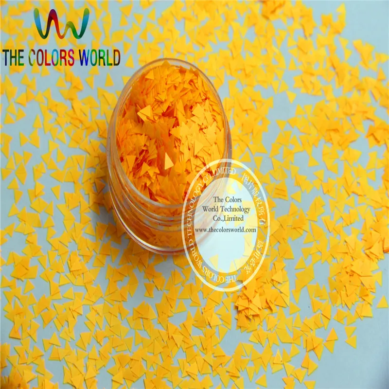 IN-E Solvent Resistant Neon Orange Color Triangle Shape Glitter for Nail Polish and DIY decoration 1Pack =50g
IN-E Solvent Resistant Neon Orange Color Triangle Shape Glitter for Nail Polish and DIY decoration 1Pack =50g