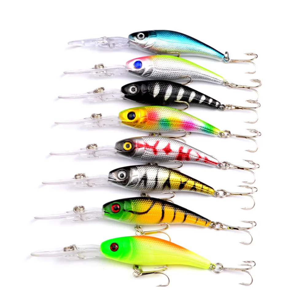 HiUmi 8Pcs 10.1cm 7.8g Minnow Fishing Lures Floating Rattles Bass CrankBait Tackle Artificial Fish Bait
HiUmi 8Pcs 10.1cm 7.8g Minnow Fishing Lures Floating Rattles Bass CrankBait Tackle Artificial Fish Bait