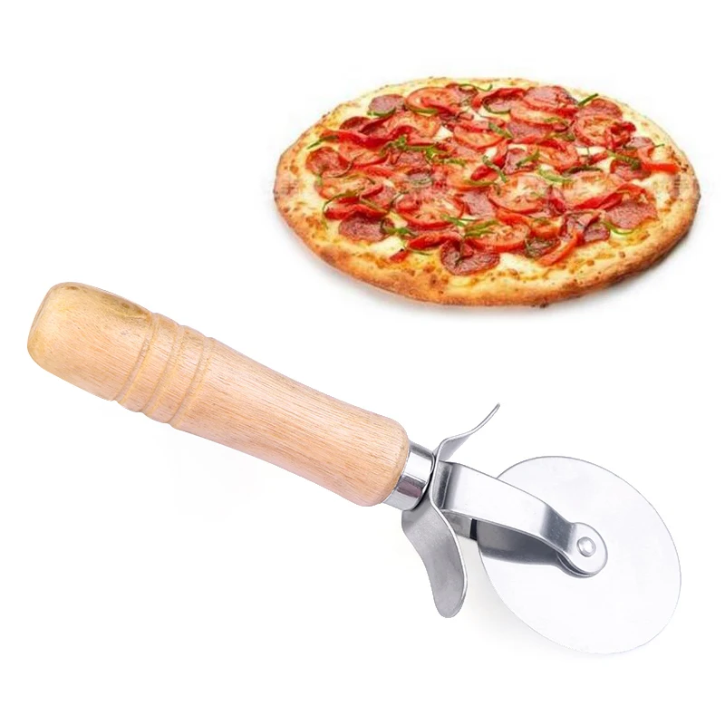 1 pc Round Pizza Cutter Stainless Steel With Wooden Handle Pizza Knife Cutter Pastry Pasta Dough kitchen Baking Tools
1 pc Round Pizza Cutter Stainless Steel With Wooden Handle Pizza Knife Cutter Pastry Pasta Dough kitchen Baking Tools