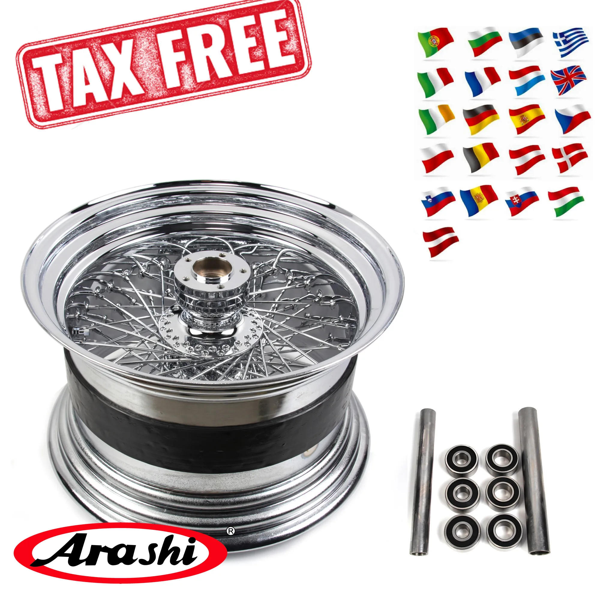 Задние диски Arashi 80 Spoke 18X10,5 дюймов для Harley Davidson, индивидуальное применение, SOFTAIL FATBOY DELUXE HERITAGE FLH FLT FLR
Задние диски Arashi 80 Spoke 18X10,5 дюймов для Harley Davidson, индивидуальное применение, SOFTAIL FATBOY DELUXE HERITAGE FLH FLT FLR