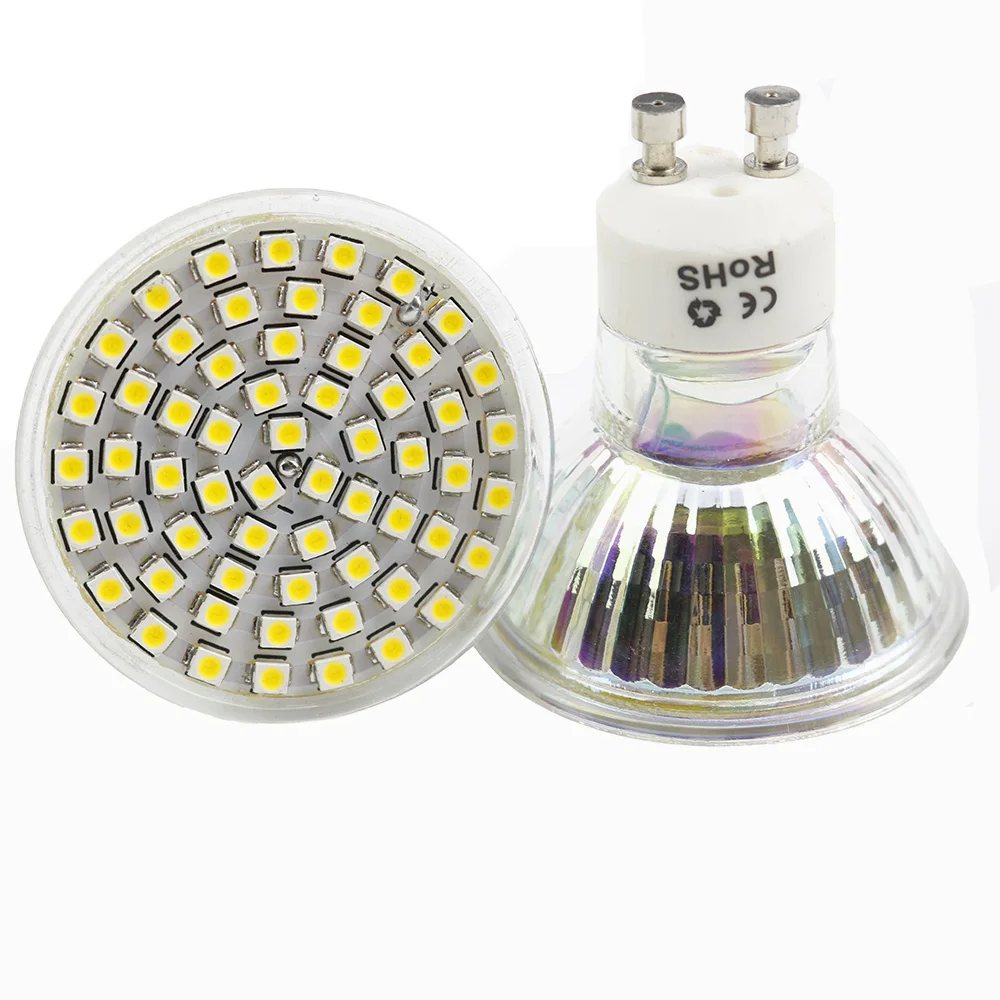 GU10 Spot Led Bulb Lamp 60SMD 3528 Glass Body Spotlight Energy Saving AC220V White, Warm white high brightnes luminaria teto
GU10 Spot Led Bulb Lamp 60SMD 3528 Glass Body Spotlight Energy Saving AC220V White, Warm white high brightnes luminaria teto