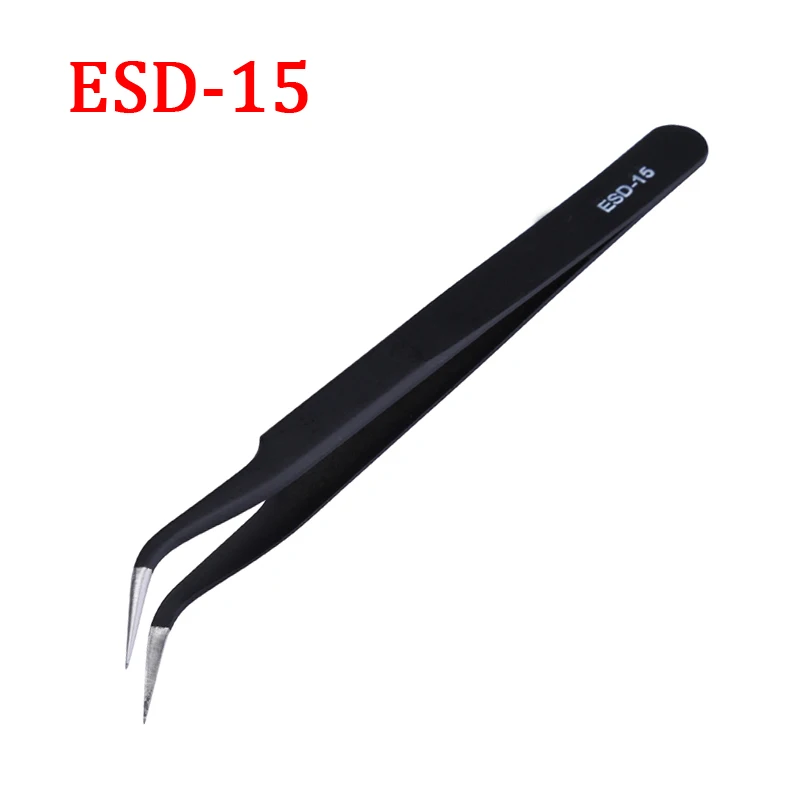 10pcs/lot Precision ESD Tweezers Set Stainless Steel Industrial Tweezers Forceps Pincette Electronic Repair Tools Mobile Phones
10pcs/lot Precision ESD Tweezers Set Stainless Steel Industrial Tweezers Forceps Pincette Electronic Repair Tools Mobile Phones