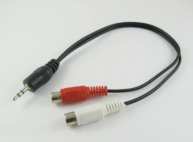 10pcs 3.5mm 1/8" Stereo Male Plug to 2x RCA Female Y Audio Video AV Adapter Cable 1FT
10pcs 3.5mm 1/8" Stereo Male Plug to 2x RCA Female Y Audio Video AV Adapter Cable 1FT