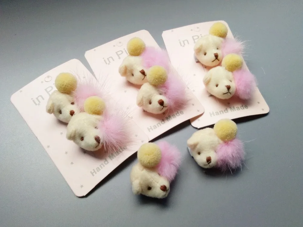Boutique 10pcs Fashion Cute Fur Pom Pom Bear Hairpins Hair Clips Solid Bear Head Hair Ties Elastic Hair Bands Princess Headwear
Boutique 10pcs Fashion Cute Fur Pom Pom Bear Hairpins Hair Clips Solid Bear Head Hair Ties Elastic Hair Bands Princess Headwear