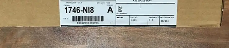 New and original in box PLC 1746-NI8
New and original in box PLC 1746-NI8