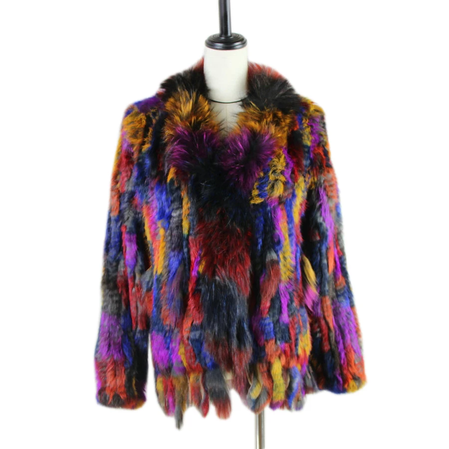 2021 fashionable Ladies' Natural rabbit fur knitted coat Jacket Winter Women Trench Outerwear Coats raccoon fur collar big size
2021 fashionable Ladies' Natural rabbit fur knitted coat Jacket Winter Women Trench Outerwear Coats raccoon fur collar big size