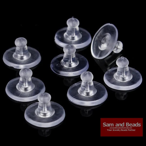 100pcs/lot Earrings Jewelry Accessories Rubber Back silicone round ear plugging blocked Earring Back Stoppers for DIY EF011
100pcs/lot Earrings Jewelry Accessories Rubber Back silicone round ear plugging blocked Earring Back Stoppers for DIY EF011