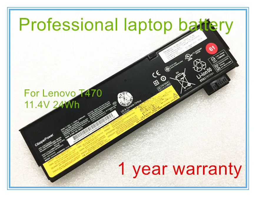 Original quality 10.8V 24Wh 01AV425 Battery for T470 Series SB10K97582 24Wh
Original quality 10.8V 24Wh 01AV425 Battery for T470 Series SB10K97582 24Wh