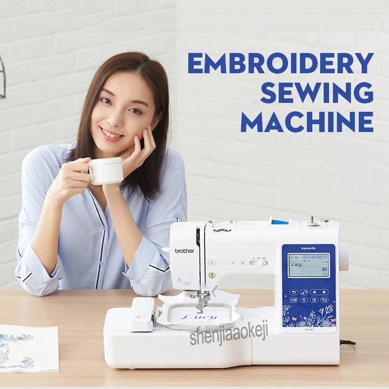 Embroidery sewing machine NV180 home computer sewing embroidery machine multi-function embroidery device 220v 45w 1pc
Embroidery sewing machine NV180 home computer sewing embroidery machine multi-function embroidery device 220v 45w 1pc