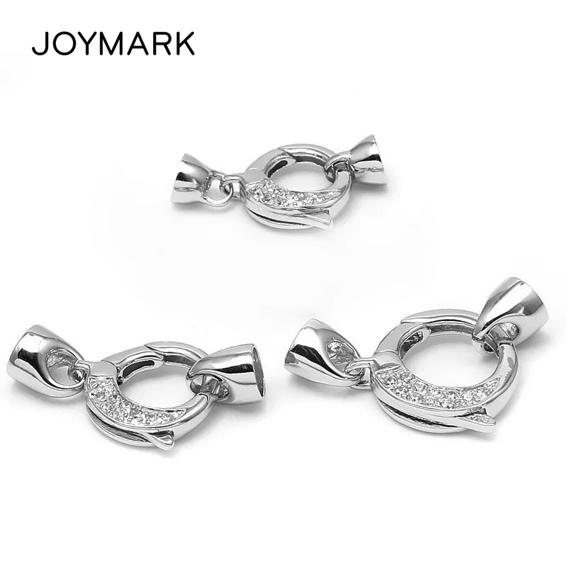 Sterling Silver Zircon DIY Connector Link Charm Round Spring Lobster Clasps With End Caps For Pearl Gemstone Jewellery SC-CZ045
Sterling Silver Zircon DIY Connector Link Charm Round Spring Lobster Clasps With End Caps For Pearl Gemstone Jewellery SC-CZ045