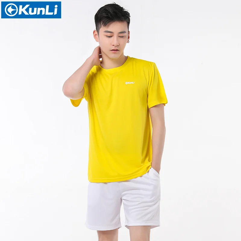 Kunli 2017 new men's tennis shirt outdoor sports O collar clothing running badminton clothing basketball short T-shirt shirt tee
Kunli 2017 new men's tennis shirt outdoor sports O collar clothing running badminton clothing basketball short T-shirt shirt tee