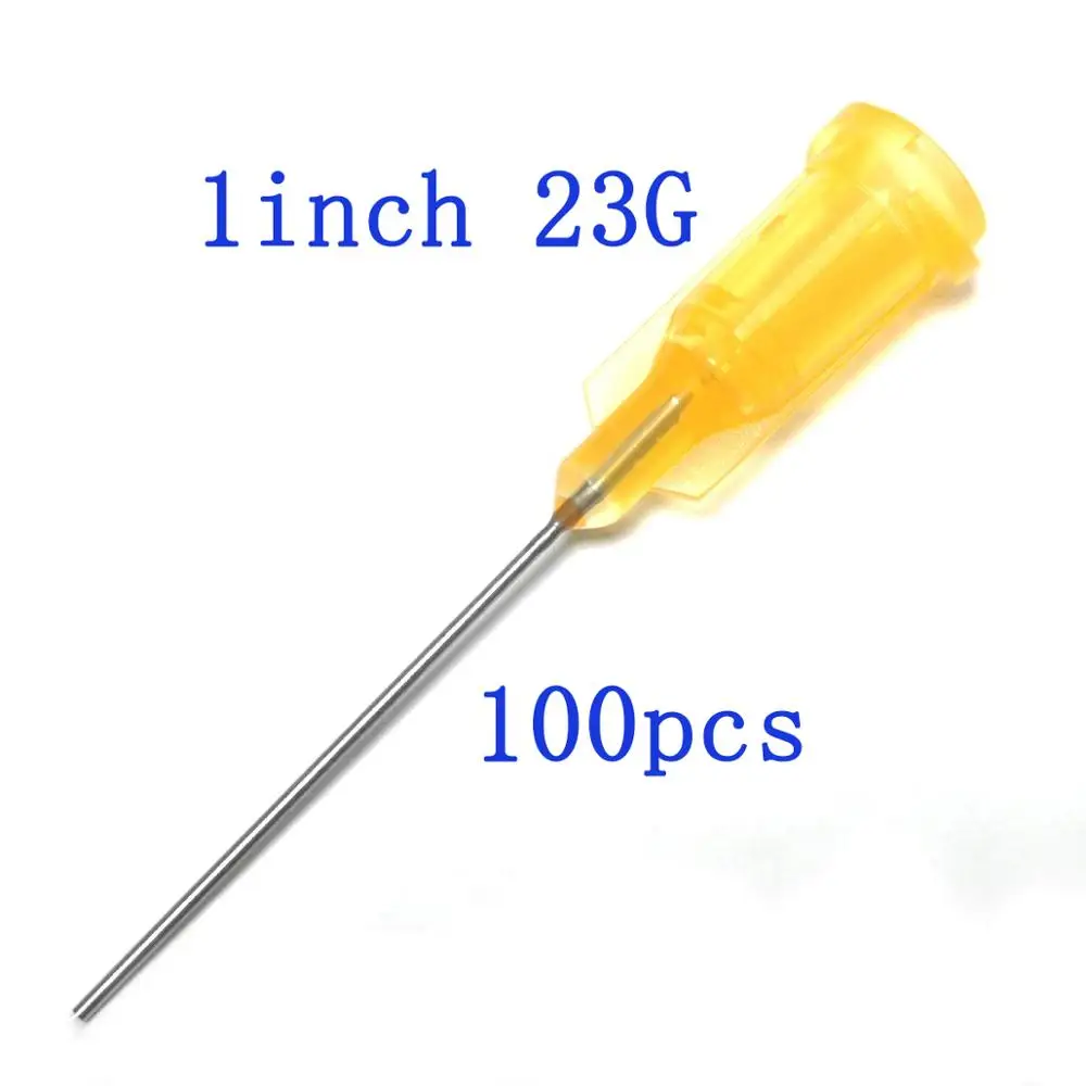 Blunt Tip Syringe Needle 23Ga Dispensing Needles with Luer Lock 23G x 1Inch Length,For Industrial Mixing Many Liquid,100pcs
Blunt Tip Syringe Needle 23Ga Dispensing Needles with Luer Lock 23G x 1Inch Length,For Industrial Mixing Many Liquid,100pcs