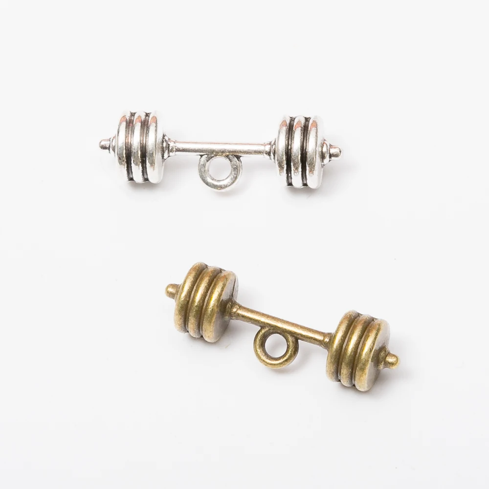 18pcs Barbell Vintage zinc alloy metal pendant charms for diy jewelry making 4614
18pcs Barbell Vintage zinc alloy metal pendant charms for diy jewelry making 4614