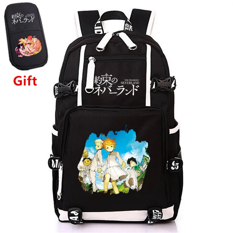 Japanse Anime The Promised Neverland Printing Backpack Cartoon Laptop Backpack Canvas Travel Backpack Cosplay Daypack Rugzak
Japanse Anime The Promised Neverland Printing Backpack Cartoon Laptop Backpack Canvas Travel Backpack Cosplay Daypack Rugzak