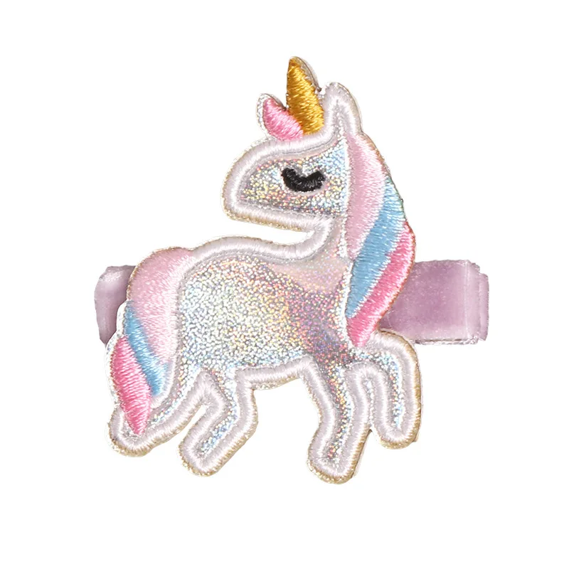 Boutique 10pcs Fashion Cute Embroidery Uincorn Horse Hairpins Solid Rainbow Hair Clips Princess Headwear Fairy Hair Accessories
Boutique 10pcs Fashion Cute Embroidery Uincorn Horse Hairpins Solid Rainbow Hair Clips Princess Headwear Fairy Hair Accessories