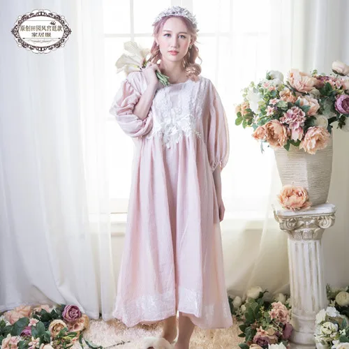 New Women Vintage Gown Plus Size Cotton Princess Nightgown Ladies Royal Casual Sleepwear Women Night wear Vestidos Dress BLN1803
New Women Vintage Gown Plus Size Cotton Princess Nightgown Ladies Royal Casual Sleepwear Women Night wear Vestidos Dress BLN1803