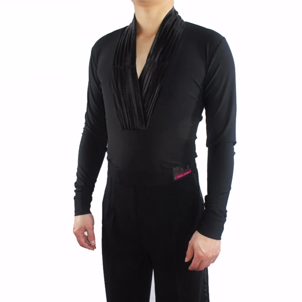 Fashion Black Latin Dance Shirts For Males More Color Cotton Tops Wears Men Adult Professional Ballroom Practice Shirts Q7044
Fashion Black Latin Dance Shirts For Males More Color Cotton Tops Wears Men Adult Professional Ballroom Practice Shirts Q7044